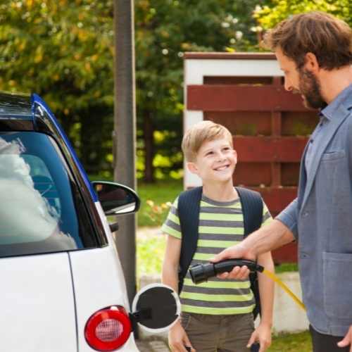 Punto recarga coche eléctrico
